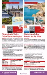 Gazetka promocyjna Rewe Reisen - Reiseprospekt - Gazetka - ważna od 25.09 do 25.09.2026 - strona 12 - produkty: Bad, buch, decke, deutschsprachige reiseleitung, dusche, eis, Elektro, elle, Garten, inklusivleistungen, kaffee, kaffeemaschine, kühlschrank, Metro, natur, pool, pril, reis, Schrank, Skulptur, Ti, tisch, uhr, valletta, Yo