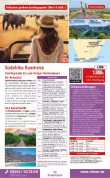 Gazetka promocyjna Rewe Reisen - Reiseprospekt - Gazetka - ważna od 25.09 do 25.09.2026 - strona 19 - produkty: amaro, aust, Austern, Bad, bosch, buch, decke, deutschsprachige reiseleitung, dusche, eis, Elefant, elle, inklusivleistungen, krüger, mandel, Metro, pril, rama, reis, reiseverlauf, rel, Ria, rwe, Ti, trommel, uhr, wein, Yo