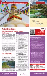 Gazetka promocyjna Rewe Reisen - Reiseprospekt - Gazetka - ważna od 25.09 do 25.09.2026 - strona 24 - produkty: Bad, buch, Buddha, decke, deutschsprachige reiseleitung, dusche, eis, elle, ente, erde, inklusivleistungen, LG, Pago, reis, reiseverlauf, rel, ring, Ti, tisch, uhr