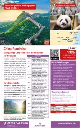 Gazetka promocyjna Rewe Reisen - Reiseprospekt - Gazetka - ważna od 25.09 do 25.09.2026 - strona 25 - produkty: auer, Bad, buch, Buddha, decke, deutschsprachige reiseleitung, eis, elle, ente, Garten, inklusivleistungen, Kaiser, LG, Metro, Mode, Pago, pril, reis, reiseverlauf, rel, Ria, tee, Ti, tisch, uhr, Wild