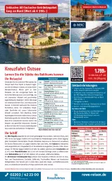 Gazetka promocyjna Rewe Reisen - Reiseprospekt - Gazetka - ważna od 25.09 do 25.09.2026 - strona 31 - produkty: alkohol, alkoholische getränke, Amber, angebot, angebote, asti, auer, balkonkabine, Bau, bett, Betten, bier, Biere, buch, cocktail, cocktails, decke, drink, drinks, dusche, eis, elle, fanta, fenster, flasche, frucht, fruchtsäfte, getränk, getränke, gin, harman, inklusivleistungen, Jungfrau, kreuzfahrten, leine, LG, meerblickkabine, Metro, Mode, natur, Persona, pool, reis, reiseverlauf, rel, säfte, Thea, Ti, uhr, wasser, wein, weine