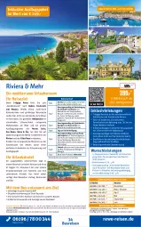 Gazetka promocyjna Rewe Reisen - Reiseprospekt - Gazetka - ważna od 25.09 do 25.09.2026 - strona 34 - produkty: arlo, bett, buch, busreisen, decke, eis, elle, ente, erde, gin, inklusivleistungen, Mode, monte, natur, olive, oliven, olivenöl, pril, reis, reiseveranstalter, reiseverlauf, rel, rezept, Ria, ring, rwe, Ti, uhr, wein