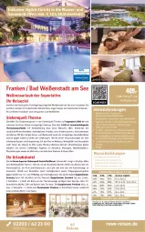 Gazetka promocyjna Rewe Reisen - Reiseprospekt - Gazetka - ważna od 25.09 do 25.09.2026 - strona 41 - produkty: Alwa, angebot, auer, axe, Bad, Bademantel, buch, decke, dusche, eis, flasche, Gesundheit, gutschein, hama, Heu, inklusivleistungen, Kamin, kosmetik, kräuter, LG, mab, mam, Mantel, natur, perla, pool, rama, reis, rwe, Tasche, Ti, tisch, tuc, uhr, wasser