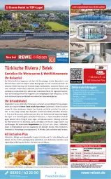 Gazetka promocyjna Rewe Reisen - Reiseprospekt - Gazetka - ważna od 25.09 do 25.09.2026 - strona 7 - produkty: alkohol, alkoholische getränke, angebot, Bad, bett, buch, deutschsprachige reiseleitung, drink, drinks, dusche, eis, elle, ente, getränk, getränke, hama, inklusivleistungen, kaffee, Liege, mam, pool, reis, rel, rezept, rum, Schal, schreibtisch, snack, snacks, Spezi, Sport, tee, Ti, tisch, uhr, wasser, wellnessbereich