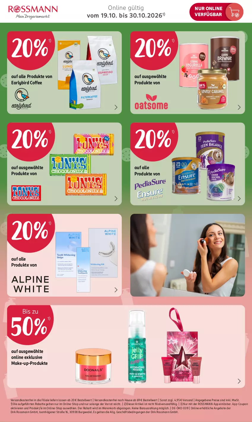 Aktueller Prospekt Rossmann - Prospekte - von 19.10 bis 30.10.2026 - strona 4 - produkty: angebot, angebote, coupon, eis, korb, LG, Make-up, ndk, reis, Ti, versandkostenfrei, wedel