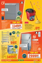 Gazetka promocyjna Metro - GastroJournal - Gazetka - ważna od 23.03 do 23.03.2022 - strona 35 - produkty: eimer, eis, elle, geschirr, geschirrspüler, Gläser, klarspüler, korb, Rauch, reiniger, Reinigung, Reinigungsmittel, reis, ring, spülmittel, teller, Ti, top-hit, wasser