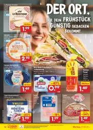 Gazetka promocyjna Netto Marken-Discount - Filial-Angebote - Gazetka - ważna od 04.03 do 04.03.2023 - strona 14 - produkty: arla, arla buko, aufstrich, beko, bestpreis, brot, brotaufstrich, Buko, eis, fleisch, frischkäse, frühstücksfleisch, geback, golden toast, homann, Käse, korn, Le Rustique, lieken, ndk, reis, saft, schinken, Ti, toast, Toastschinken, tulip, urkorn