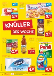 Gazetka promocyjna Netto Marken-Discount - Filial-Angebote - Gazetka - ważna od 04.03 do 04.03.2023 - strona 2 - produkty: bestpreis, Cap, cappuccino, cin, Dr. Oetker, eis, Hohes C, knorr, knorr fix, krüger, ndk, papier, persil, persil waschmittel, pflaume, pflaumen, pizza, reis, ristorante, ristorante pizza, Schal, Schale, Ti, toilettenpapier, tomate, tomaten, waschmittel