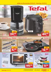 Gazetka promocyjna Netto Marken-Discount - Filial-Angebote - Gazetka - ważna od 04.03 do 04.03.2023 - strona 37 - produkty: angebot, auto, backofen, bratpfanne, brot, decke, Deckel, edelstahl, eis, filterkaffee, fritteuse, garraum, gefrierschrank, herdarten, kaffee, kaffeemaschine, korb, küche, messer, Ofen, pfanne, pommes, reis, Schal, Schrank, spülmaschinen, tasse, Ti, tisch, ZTE