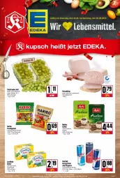 Gazetka promocyjna Kupsch - Angebote der Woche - Gazetka - ważna od 20.08 do 20.08.2022 - strona 1 - produkty: butter, deka, drink, eis, energy drink, fleisch, fleischkäse, frucht, fruchtgummi, geback, haribo, kaffee, Käse, landliebe, leine, melitta, Ofen, red bull, reis, Schal, Schale, Streichzart, tafeltrauben, Ti, trauben, ZTE