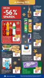 Gazetka promocyjna AldiSud - NÄCHSTE WOCHE - Gazetka - ważna od 24.12 do 24.12.2022 - strona 28 - produkty: aldi, alle artikel ohne dekoration, coca-cola, cola, cremissimo, dekoration, drink, eis, energy drink, erfrischungsgetränk, fanta, ferrero, flasche, getränk, gin, Kinder, kinder riegel, kirsch, langnese, langnese cremissimo, licor, licor 43, mandel, merci, Mezzo Mix, milka, milka schokolade, oreo, paprika, pringles, red bull, reis, riegel, ring, schoko, schokolade, sim, sprite, storck, Ti, ZTE