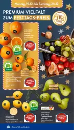 Gazetka promocyjna AldiSud - NÄCHSTE WOCHE - Gazetka - ważna od 24.12 do 24.12.2022 - strona 6 - produkty: aldi, asti, Birnen, clementinen, eis, früchte, leine, mandarine, mandarinen, natur, orange, orangen, reis, saft, Schal, Schale, Ti, tisch, zitrone, zitronen