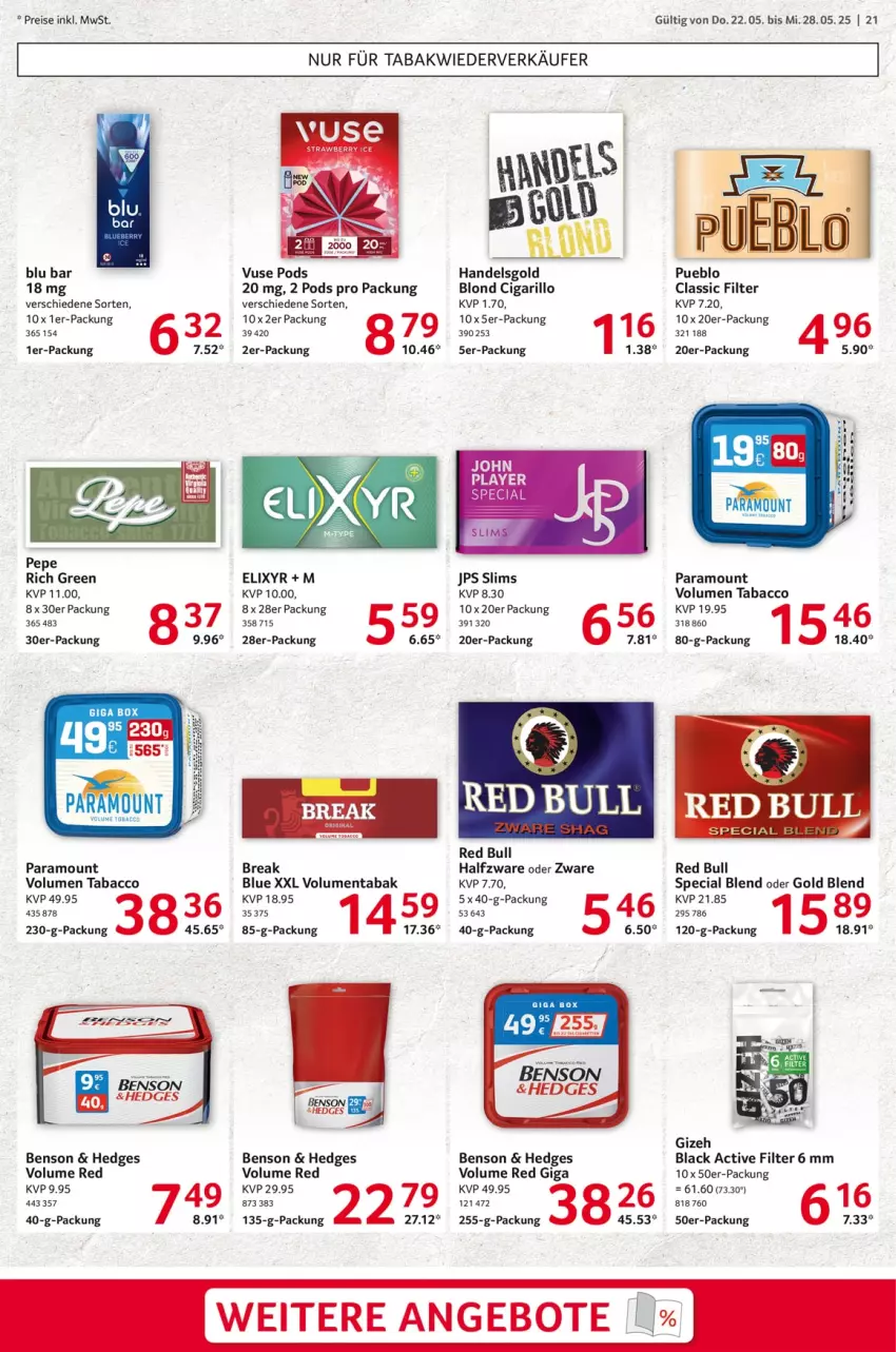 Aktueller Prospekt Selgros - Food - von 22.05 bis 28.05.2025 - strona 21 - produkty: ACC, angebot, angebote, eis, lack, Pods, red bull, reis, Ti