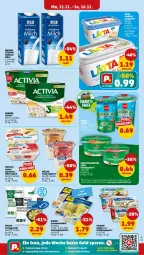 Gazetka promocyjna Penny - Prospekte - Gazetka - ważna od 16.11 do 16.11.2024 - strona 11 - produkty: activia, auer, Bau, Bauer, bio, danone, danone activia, eis, fertiggericht, fisch, fische, Fischer, froop, frosta, haltbare milch, joghur, joghurt, Knödel, mac, margarine, milch, milram, Müller, quark, reis, Schere, Semmel, Semmelknödel, Ti, weihenstephan, zaziki