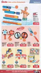 Gazetka promocyjna Famila - Prospekte - Gazetka - ważna od 30.04 do 30.04.2022 - strona 38 - produkty: ball, eimer, eis, elle, Kreide, nerf, Paw Patrol, reis, spielwaren, teller, wasser, wasserpistole