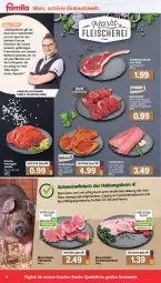 Gazetka promocyjna Famila - Prospekte - Gazetka - ważna od 30.04 do 30.04.2022 - strona 4 - produkty: bier, Biere, eis, Elan, elle, filet, filets, fleisch, Geflügel, gewürz, grill, grill und pfanne, gyros, kotelett, lachs, lamm, lammlachse, Liege, mab, mac, natur, nuss, pfanne, pute, putensteaks, Ria, rind, saft, schinken, schinkenschnitzel, schnitten, schnitzel, schwein, schweine, schweinefleisch, steak, steaks, teller, Ti, tisch, und pfanne, wein, weine, Wild