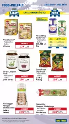 Gazetka promocyjna Metro - Wochen-Angebote - Gazetka - ważna od 27.12 do 27.12.2025 - strona 11 - produkty: angebot, beutel, chips, chipsfrisch, creme, Egger, eis, Funny Frisch, Gläser, kartoffel, kartoffeln, Knödel, LG, marzipan, Metro, miracel, miracel whip, mousse, natur, pfanni, prosciutto, Prosciutto di Parma, reis, salami, salat, salatcreme, sauce, schnitten, schoko, schokolade, schwein, Ti, Törtchen, wein