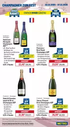 Gazetka promocyjna Metro - Wochen-Angebote - Gazetka - ważna od 27.12 do 27.12.2025 - strona 17 - produkty: angebot, aprikose, aprikosen, brut, champagne, champagner, chardonnay, coupon, eis, elle, ente, finesse, flasche, frizzante, frucht, früchte, früchten, gallo, gallo family, getränk, getränke, honig, La Gioiosa, Metro, metro gastro, mumm, nivea, orange, orangen, Palette, perla, perlen, pfirsich, reis, Ria, Schal, Schale, sekt, smirnoff, Ti, vanille, vodka, zitrone, zitronen