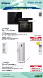 Gazetka promocyjna Metro - Wochen-Angebote - Gazetka - ważna od 27.12 do 27.12.2025 - strona 21 - produkty: angebot, auer, auto, backofen, Bau, beleuchtung, eis, Elektro, elle, garraum, gefrierschrank, HP, kochfeld, kühlschrank, maille, Metro, Ofen, Reinigung, reis, rum, Schere, Schrank, schubladen, Spektrum, teller, Ti, Trockner, wärmepumpentrockner