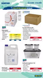 Gazetka promocyjna Metro - Wochen-Angebote - Gazetka - ważna od 27.12 do 27.12.2025 - strona 25 - produkty: angebot, aufbewahrungsbox, backofen, decke, Deckel, din a4, edelstahl, elle, geschirr, herdarten, kopierpapier, LG, Metro, mikrowelle, Ofen, papier, pasta, pfanne, Rauch, Ria, sahne, Schütze, sekt, spülmaschinen, teller, Ti, wasser