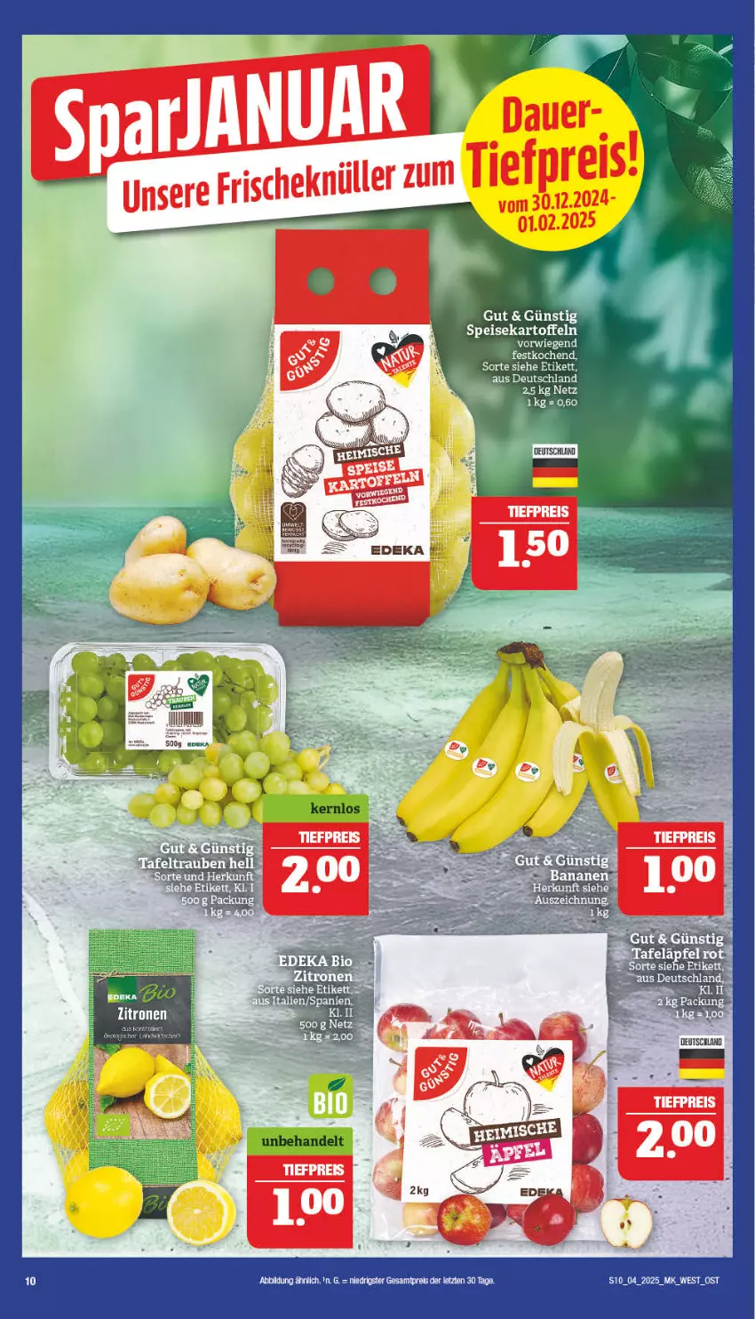 Aktueller Prospekt Marktkauf - Prospekt - von 19.01 bis 25.01.2025 - strona 10 - produkty: deka, eis, kartoffel, kartoffeln, reis, speisekartoffeln, Ti, ZTE