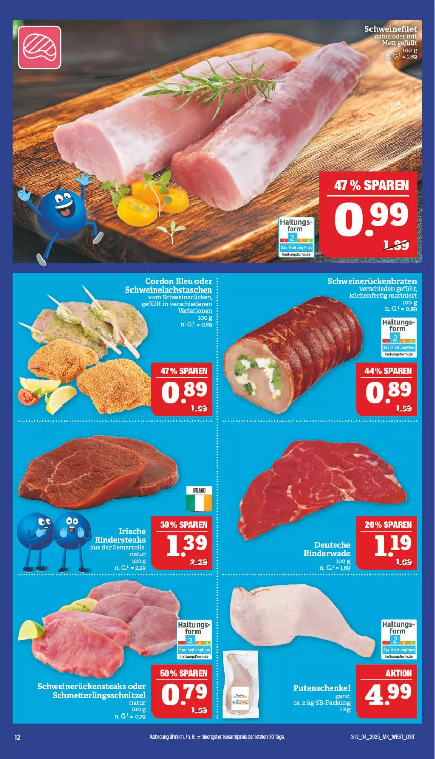 Aktueller Prospekt Marktkauf - Prospekt - von 19.01 bis 25.01.2025 - strona 12 - produkty: Mett, natur