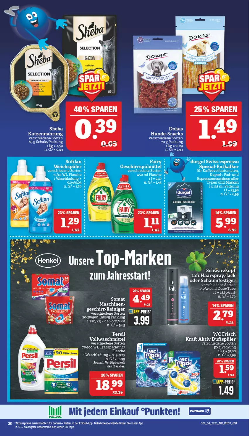 Aktueller Prospekt Marktkauf - Prospekt - von 19.01 bis 25.01.2025 - strona 28 - produkty: aktionspreis, auto, deka, eis, entkalker, espresso, flasche, geschirr, haarspray, kaffee, kaffeevollautomat, kaffeevollautomaten, lack, nuss, oder schaumfestiger, persil, reiniger, reis, sauce, Schal, Schale, schaumfestiger, schwarzkop, schwarzkopf, somat, Spezi, Ti, tomate, tomaten, universal pulver, vollautomaten, vollwaschmittel, waschmittel, wc frisch, weichspüler