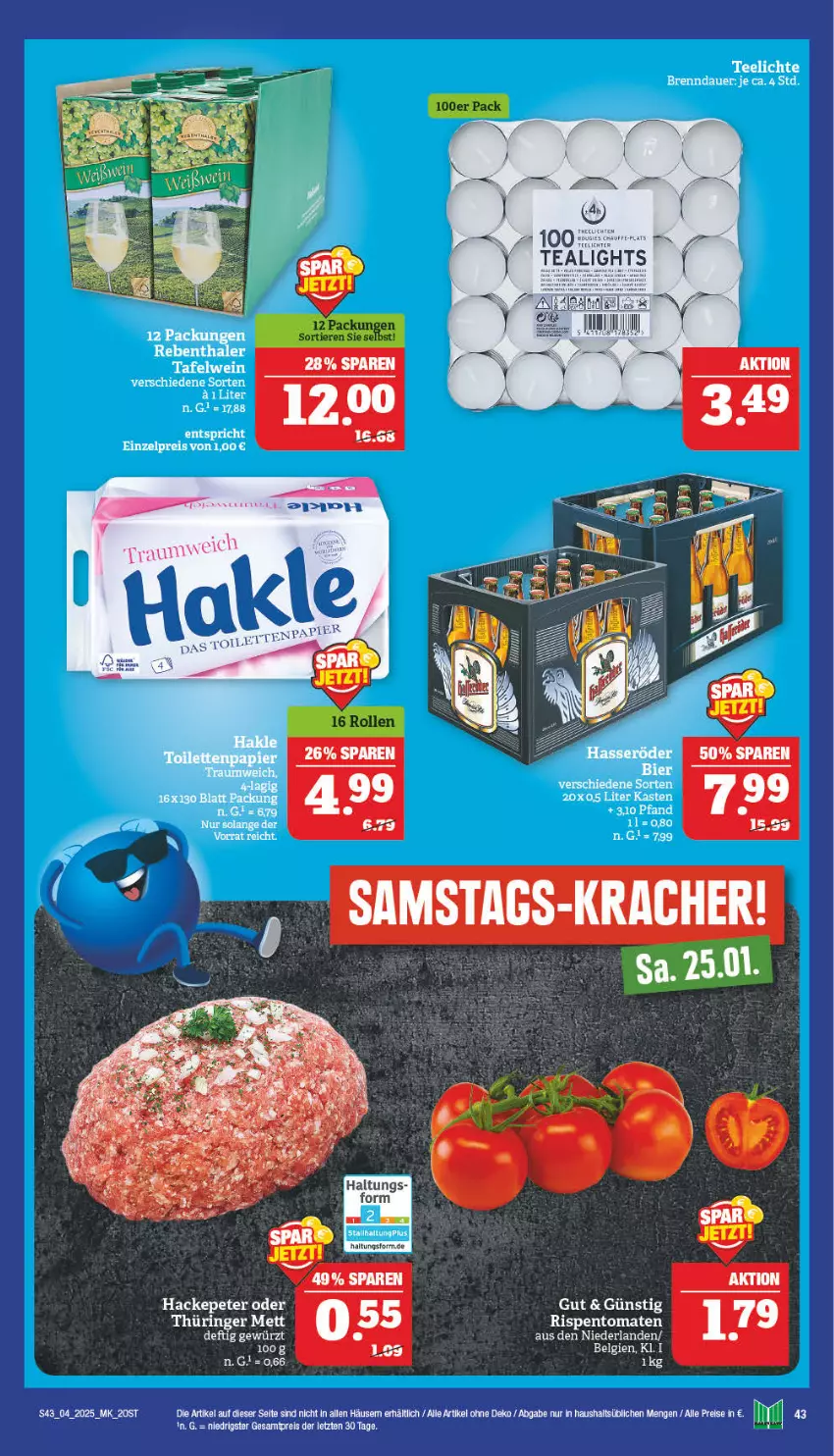 Aktueller Prospekt Marktkauf - Prospekt - von 19.01 bis 25.01.2025 - strona 43 - produkty: eis, gewürz, LG, reis, rispentomaten, tee, Ti, tomate, tomaten, ZTE