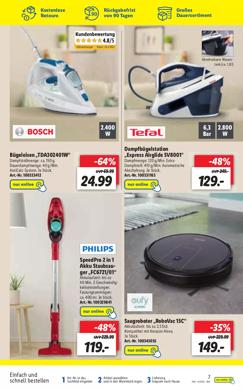 Aktueller Prospekt Lidl - Aktionsprospekt - von 04.04 bis 09.04.2022 - strona 57 - produkty: akku, auer, auto, eis, elle, Saugroboter, Schal, staubsauger, Ti, tisch, wasser, wassertank