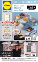 Gazetka promocyjna Lidl - Aktionsprospekt - Gazetka - ważna od 09.04 do 09.04.2022 - strona 1 - produkty: angebot, angebote, Bad, bio, champion, Crème Brûlée, discount, eis, erde, lebensmittel, LG, Liege, mac, pril, Rauch, reis, Ti