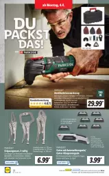 Gazetka promocyjna Lidl - Aktionsprospekt - Gazetka - ważna od 09.04 do 09.04.2022 - strona 22 - produkty: auto, magazin, ndk, papier, Parkside, rwe, säge, Schal, Schale, teppich, Ti, tisch, werkzeug, Zangen