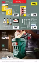 Gazetka promocyjna Lidl - Aktionsprospekt - Gazetka - ważna od 09.04 do 09.04.2022 - strona 25 - produkty: adapter, angebot, Beba, dell, eis, elle, Holz, Kabelbinderset, kleber, kraft, Mode, papier, Parkside, pattex, reis, Schleifpapier, spiegel, teller, Ti, tisch, uhu, ZTE