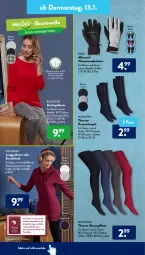 Gazetka promocyjna AldiSud - ALDI Aktuell - Gazetka - ważna od 15.01 do 15.01.2022 - strona 26 - produkty: aldi, Bau, baumwolle, bio, dell, elle, handschuhe, hose, kleid, Mode, Pullover, Ria, rum, schuhe, Strickpullover, strümpfe, Strumpfhose, Sweatkleid, Ti, wolle