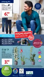 Gazetka promocyjna AldiSud - ALDI Aktuell - Gazetka - ważna od 15.01 do 15.01.2022 - strona 46 - produkty: aldi, alle artikel ohne dekoration, Bau, baumwolle, Blüte, dekoration, eis, elle, ente, gardenline®, gin, jeans, kleid, Kleidung, kulturtopf, lebensmittel, orchidee, papier, phalaenopsis, Ria, Stretchjeans, Ti, topf, wolle, ZTE