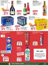 Gazetka promocyjna Globus - Prospekte - Gazetka - ważna od 02.04 do 02.04.2022 - strona 25 - produkty: Alwa, angebot, angebote, angebotspreis, bier, bio, biozidprodukte, blend-a-med, Cap, captain morgan, creme, ecco, eimer, eis, elle, elvital, flasche, frucht, fruchtsecco, geschirr, geschirrspülmittel, Gesundheit, gin, J.P. Chenet, körperpflege, Kuschelweich, limo, limonade, mac, mineralwasser, mw-flasche, oettinger, original spiced gold, pril, Rauch, reis, rotkäppchen, rum, rwe, sekt, shampoo, shampoo oder spülung, sinalco, spirituosen, spülmittel, spülung, Ti, vita, wasser, weichspüler, zahncreme