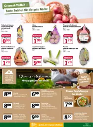 Gazetka promocyjna Globus - Prospekte - Gazetka - ważna od 02.04 do 02.04.2022 - strona 3 - produkty: angebot, angebotspreis, braten, brot, butter, eis, elle, filet, fisch, geschnetzeltes, gnocchi, grill, gyros, hähnchenbrust, kartoffel, kartoffeln, knoblauch, Kraut, krautsalat, krustenbraten, küche, lachs, lachsfilet, latte, mac, mozzarella, obst, petersilie, pfanne, pfannen, pizza, pommes, Pommes Frites, reifen, reis, rel, ricotta, rind, rinder, Rindergeschnetzeltes, salat, Salatteller, sauce, Schal, Schalotte, schwein, schweine, seelachsfilet, Speisezwiebeln, spinat, Sugo, süßkartoffel-, teller, Ti, tomate, tomaten, tomatensauce, Vegeta, wein, weine, Zelt, zwiebel, zwiebeln