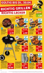 Gazetka promocyjna Kaufland - Kaufland - Gazetka - ważna od 30.04 do 30.04.2024 - strona 2 - produkty: angebot, anzündkamin, aubergine, briketts, bügel, decke, Deckel, eis, feuerschale, fleisch, Fleischspieße, gewürz, gin, grill, grillbriketts, grillfackeln, grillrost, hähnchenschenkel, henkel, Holz, holzkohle, jungbullen, Kamin, kräuter, kräutern, küche, Küchen, Kugel, kugelgrill, LG, marinade, mit paprika, ndk, paprika, pfeffer, purland, pute, putenschnitzel, Schal, Schale, schenkel, schinken, schnitzel, schwein, schweine, steak, Ti, wein, weine, ZTE, zucchini, zwiebel, zwiebeln