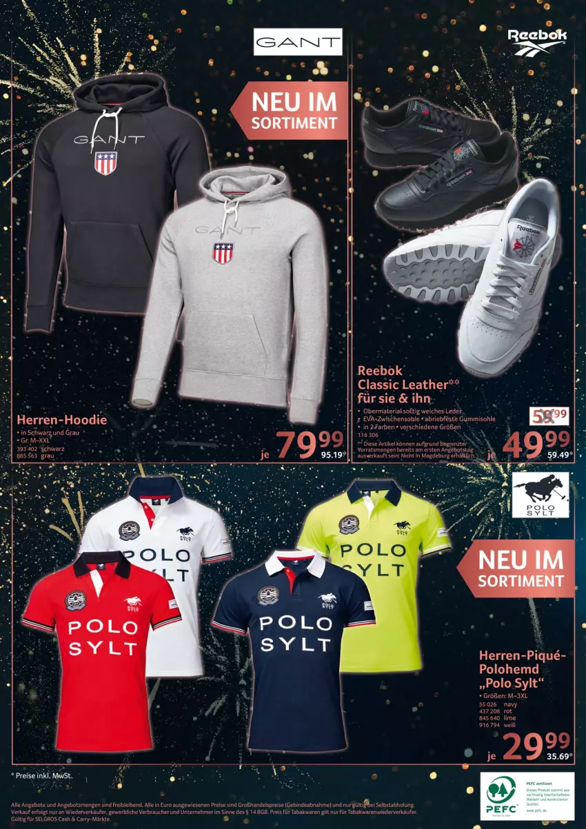 Aktueller Prospekt Selgros - Vorschau:
            Danke - von 27.12 bis 31.12.2021 - strona 16 - produkty: brie, eis, ente, hemd, LG, Rauch, Reebok, reis, Ria, tee, Ti, ZTE