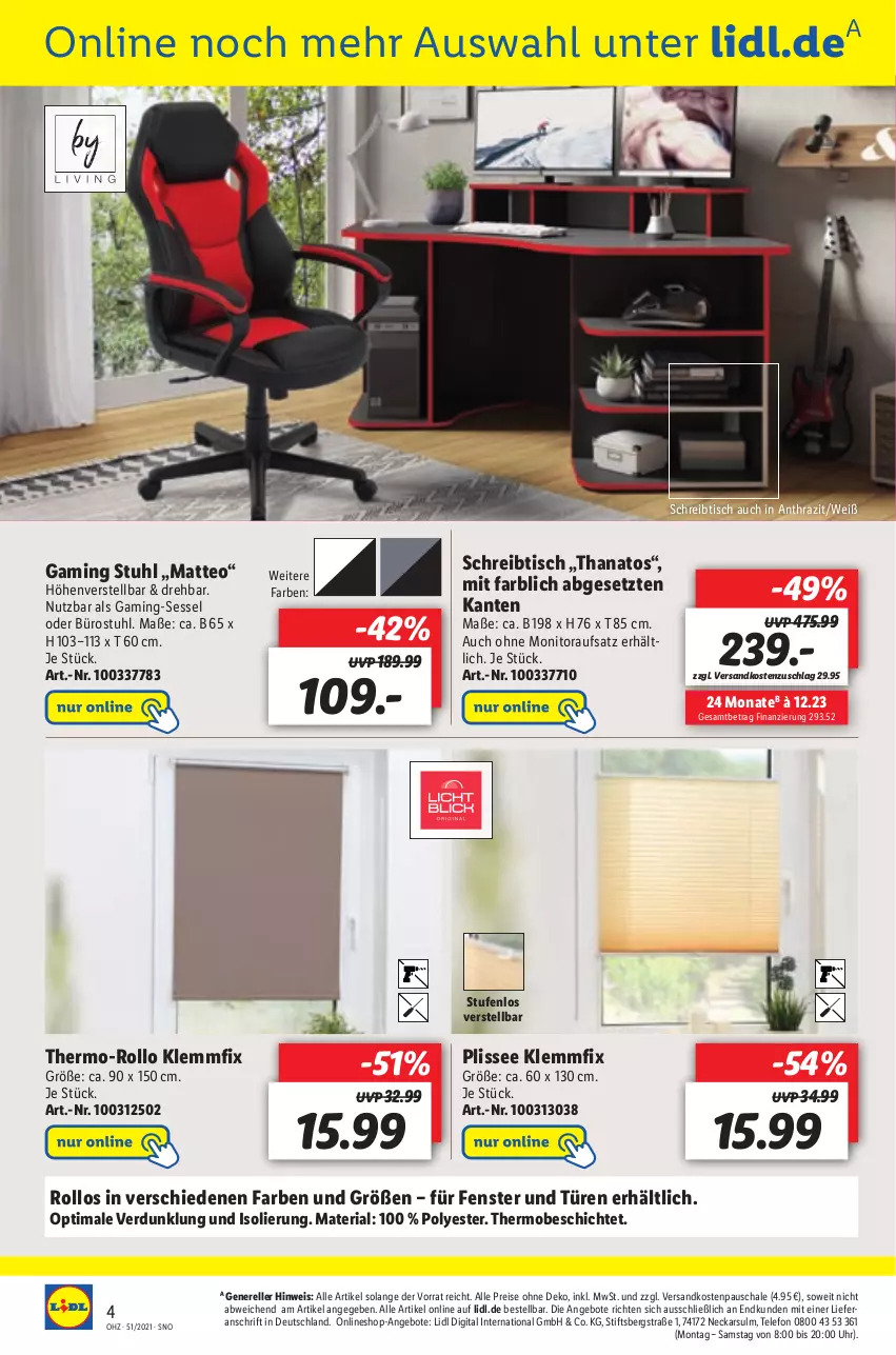 Aktueller Prospekt Lidl - Aktionsprospekt - von 20.12 bis 25.12.2021 - strona 62 - produkty: angebot, angebote, eis, elle, fenster, Fenster und Türen, monitor, ndk, reis, rel, Ria, Schal, Schale, schreibtisch, sessel, stuhl, telefon, thermo-rollo, Ti, tisch, uhr, ZTE