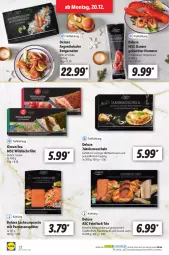 Gazetka promocyjna Lidl - Aktionsprospekt - Gazetka - ważna od 25.12 do 25.12.2021 - strona 22 - produkty: ACC, Carpaccio, elle, filet, filets, fisch, forelle, garnelen, Graved Lachs, jako, Jakobsmuscheln, lachs, lachsfilet, Muscheln, ndk, Räucherlachs, rel, salz, sauce, Schal, Schale, Semmel, Semmelbrösel, Ti, wasser, wein, Weißwein, Wild, wildlachs