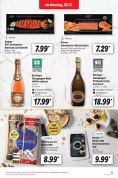 Gazetka promocyjna Lidl - Aktionsprospekt - Gazetka - ważna od 25.12 do 25.12.2021 - strona 23 - produkty: angebot, aust, Austern, brut, champagne, champagner, cuvée, eis, elle, forelle, lachs, messer, Räucherlachs, reis, rel, salz, schnitten, schott, Ti, tisch, ZTE