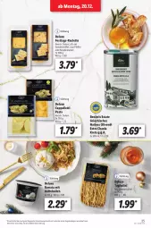 Gazetka promocyjna Lidl - Aktionsprospekt - Gazetka - ważna od 25.12 do 25.12.2021 - strona 25 - produkty: angebot, Burrata, Cap, eis, elle, kräuter, Mantel, milch, natives olivenöl, oder kräuter, olive, oliven, olivenöl, olivenöl extra, pasta, pfeffer, reis, Tagliolini, Ti, Trüffel, ZTE