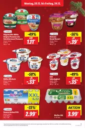 Gazetka promocyjna Lidl - Aktionsprospekt - Gazetka - ważna od 25.12 do 25.12.2021 - strona 3 - produkty: actimel, angebot, bio, danone, dessert, ehrmann, Ehrmann Grand Dessert, eier, eis, gin, gutsleberwurst, joghur, joghurt, leberwurst, milch, milchreis, Müller, Pommersche, preisvorteil, reis, rügenwalder, rügenwalder mühle, sahne, Sahnejoghurt, tee, teewurst, Ti, wurst, zott, ZTE