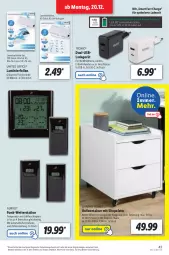 Gazetka promocyjna Lidl - Aktionsprospekt - Gazetka - ważna od 25.12 do 25.12.2021 - strona 43 - produkty: angebot, auto, Container, dell, E-Book-Reader, eis, elle, , ladegerät, möbel, Mobiltelefone, Mode, office, reis, rollcontainer, tablet, Tablets, telefon, Ti, tisch, topper, usb, Wetterstation, ZTE
