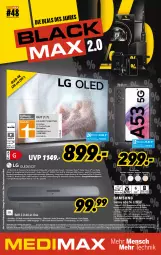 Gazetka promocyjna Medimax - MEDIMAX Prospekt KW48 2022 - Gazetka - ważna od 01.12 do 01.12.2022 - strona 1 - produkty: abholpreise, akku, alexa, alkohol, dekoration, deo, dvb, dvb-s2, DVB-T, eis, elle, ente, fernbedienung, frontkamera, hauptkamera, HDMI, kamera, lack, LG, microsd, Mode, nuss, nvidia, octa-core prozessor, quad, reis, Ria, ring, rum, rwe, salz, SANTE, Seife, smart tv, soundbar, Spektrum, Ti, touchscreen, tuner, wasser, ZTE