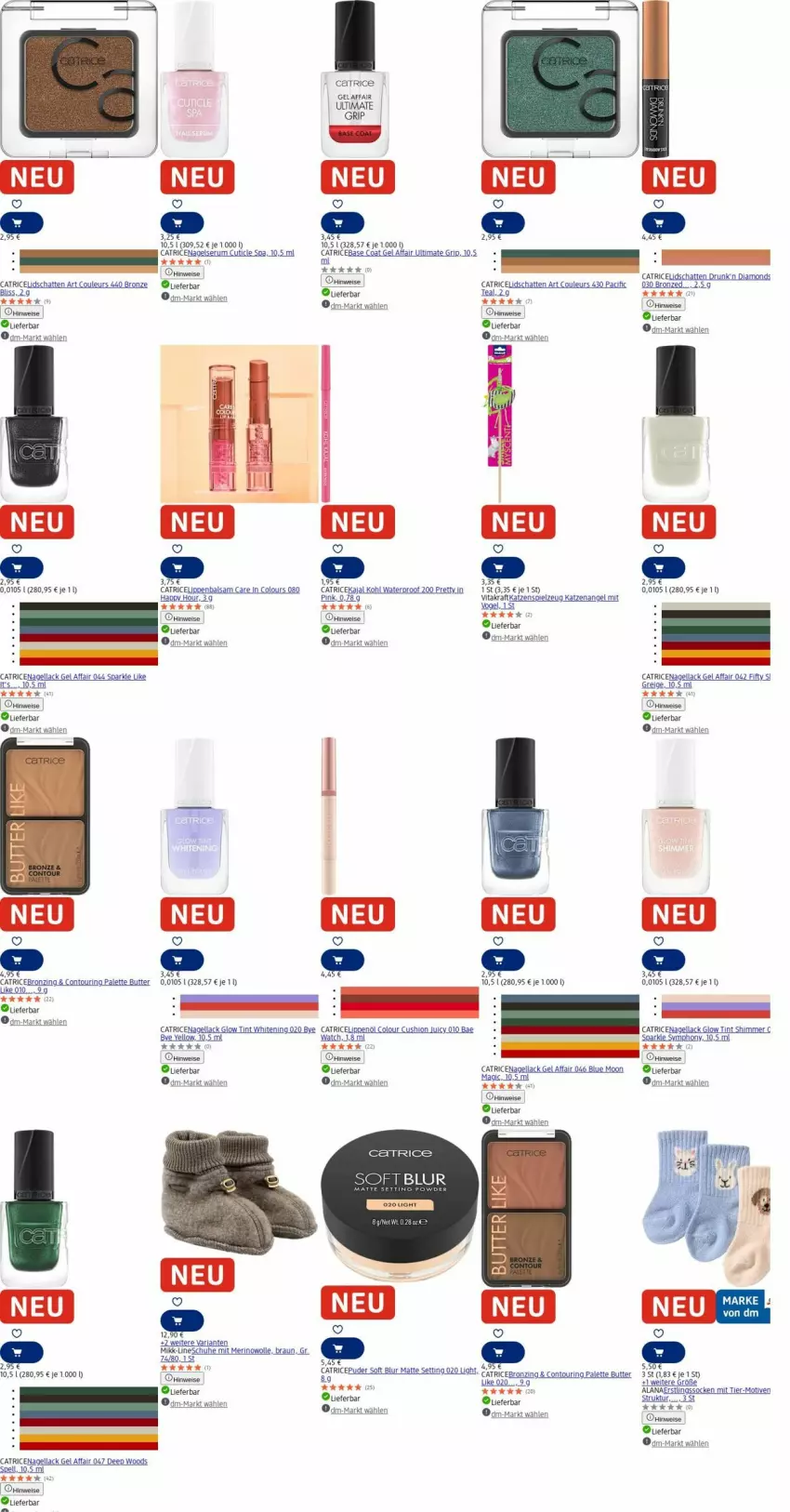 Aktueller Prospekt Dm Drogerie - Prospekte - von 25.08 bis 03.09.2025 - strona 11 - produkty: akku, balsam, braun, butter, Cif, eis, kraft, lack, Lippenbalsam, Nagellack, Palette, Ria, ring, rum, schuhe, Serum, spielzeug, tee, Ti, Toner, uhr, vita, vitakraft, wolle