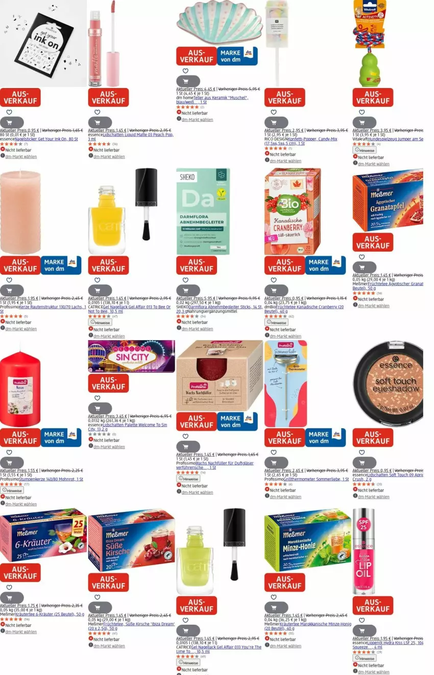 Aktueller Prospekt Dm Drogerie - Prospekte - von 25.08 bis 03.09.2025 - strona 23 - produkty: akku, Bau, beutel, bio, cranberry, eis, elle, früchte, Früchtetee, Gläser, grana, grill, kerze, kraft, kräuter, lachs, lack, merl, Meßmer, Nagellack, Palette, Popp, Profissimo, Rana, reis, reiss, sim, spielzeug, tee, teller, thermometer, Ti, tisch, uhu, vita, vitakraft, Yo