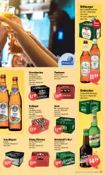 Gazetka promocyjna Getraenke Hoffmann - Prospekte - Gazetka - ważna od 28.10 do 28.10.2023 - strona 5 - produkty: alkohol, bier, Biere, bitburger, budweiser, burger, eis, erdinger, flensburger, franziskaner, gin, jever, könig pilsener, krombache, krombacher, natur, oder radler, oettinger, Paula, paulaner, pils, pilsener, premium pils, radler, Spaten, Ti, weissbier