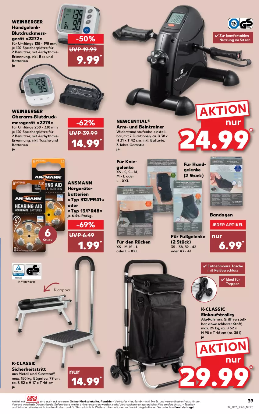 Aktueller Prospekt Kaufland - von 09.06 bis 15.06.2022 - strona 39 - produkty: batterie, batterien, Berger, Blutdruckmessgerät, bügel, eis, erde, ndk, Rauch, schuhe, Tasche, Ti, trolley, versandkostenfrei, wein