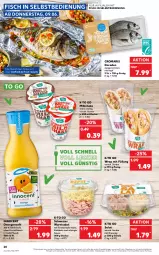 Gazetka promocyjna Kaufland - Gazetka - ważna od 15.06 do 15.06.2022 - strona 20 - produkty: angebot, Becher, direktsaft, Dorade, dressing, eis, emmentaler, fisch, fleisch, frucht, fruchtfleisch, Innocent, Käse, orange, orangen, orangensaft, rezept, rezepte, saft, salat, sauce, Schal, Schale, shake, Ti, wrap, wurst, ZTE, zwiebel, zwiebeln